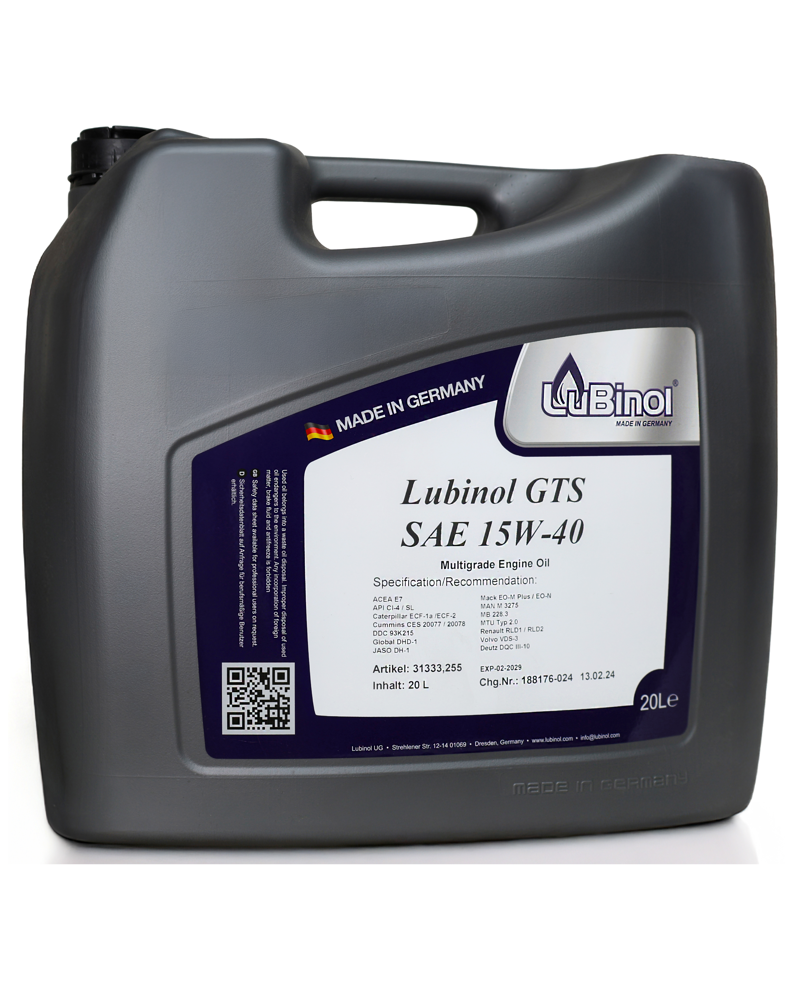 LUBINOL TSP SAE 5W-40