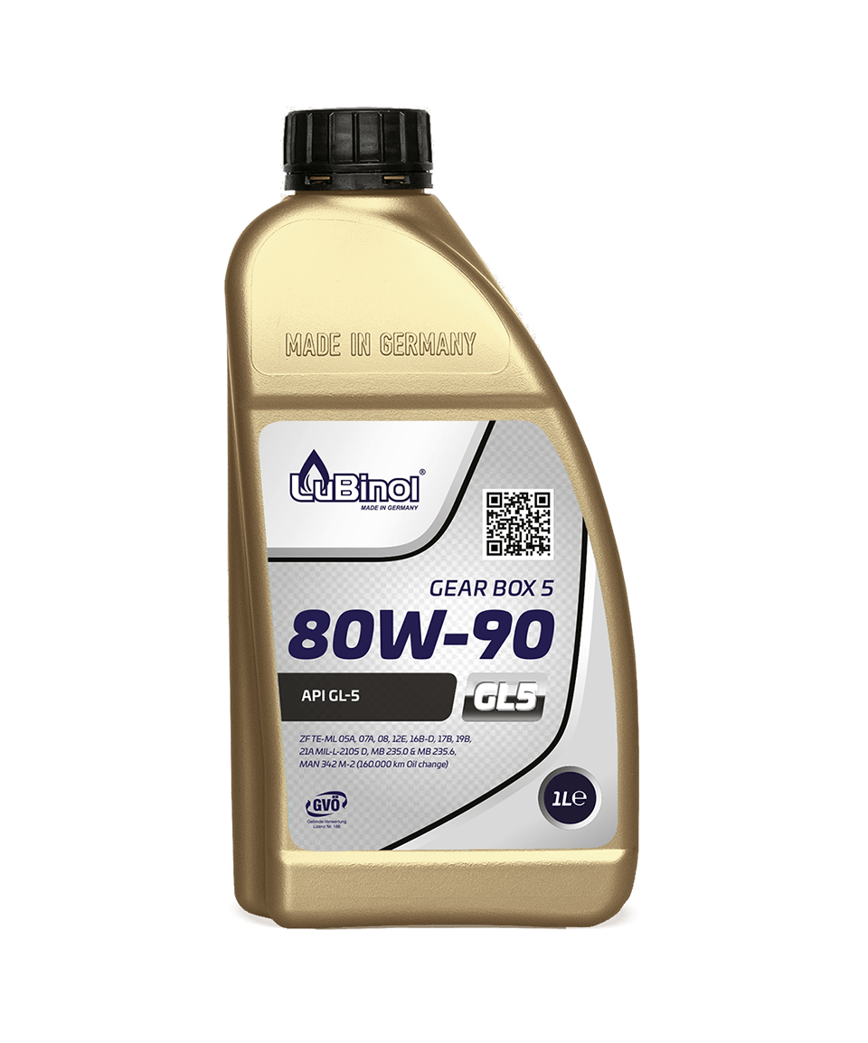 LUBINOL GEAR OIL -5 SAE 80W-90 SAE 85W-90 SAE 85W-140