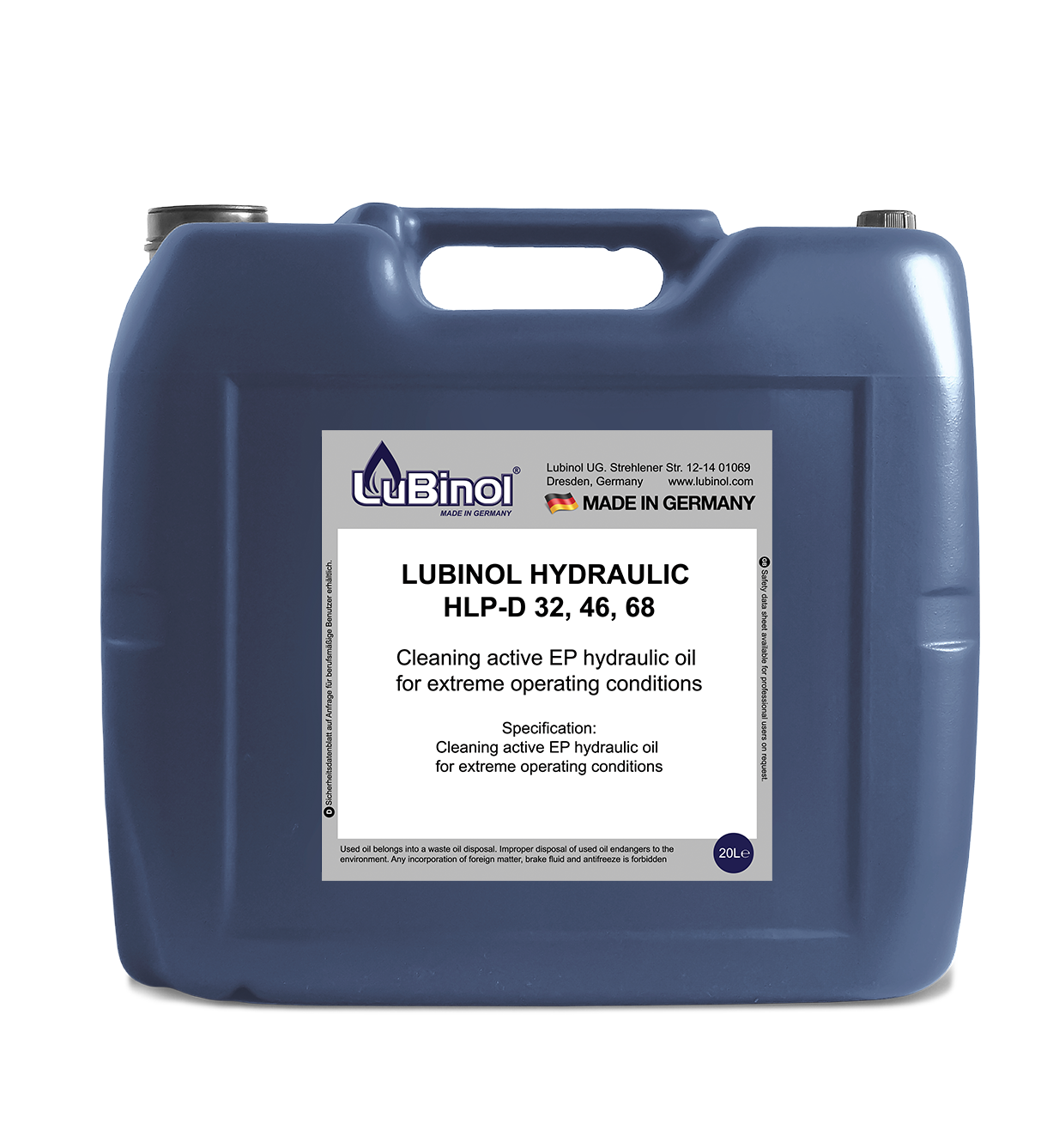 LUBINOL HYDRAULIC HLP-D 32, 46, 68