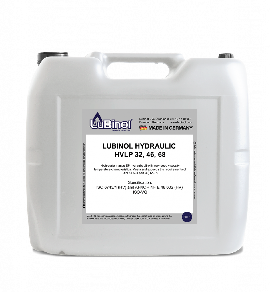 LUBINOL HYDRAULIC HVLP 32, 46, 68